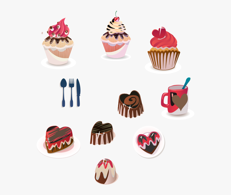 Bollos - Cupcake, Transparent Clipart