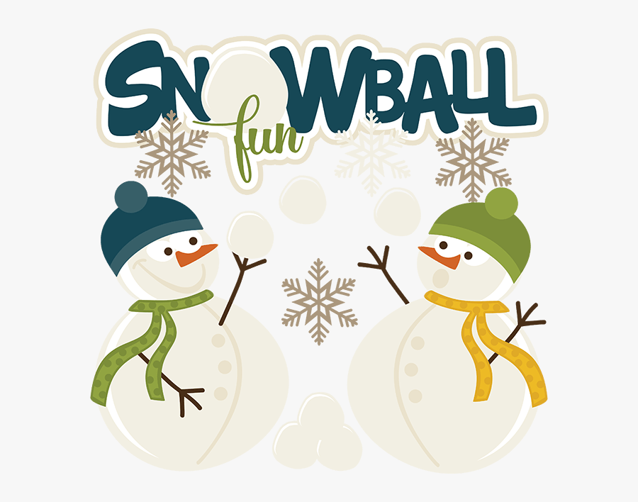 Snowball Image - Snowman Snow Fight Clipart, Transparent Clipart