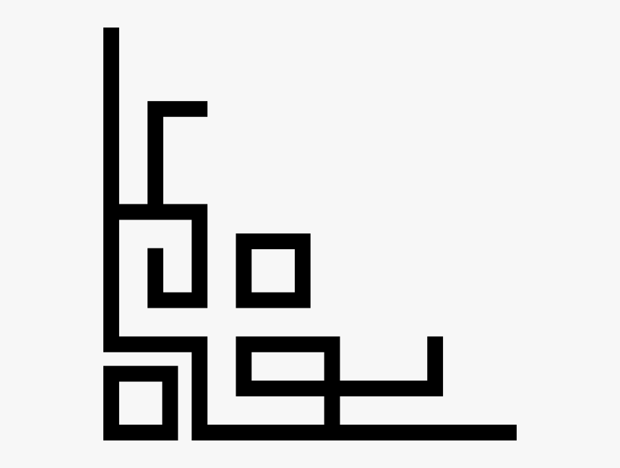 Funky Black Corner Clip Art At Clker - Art Deco Corners Clipart, Transparent Clipart