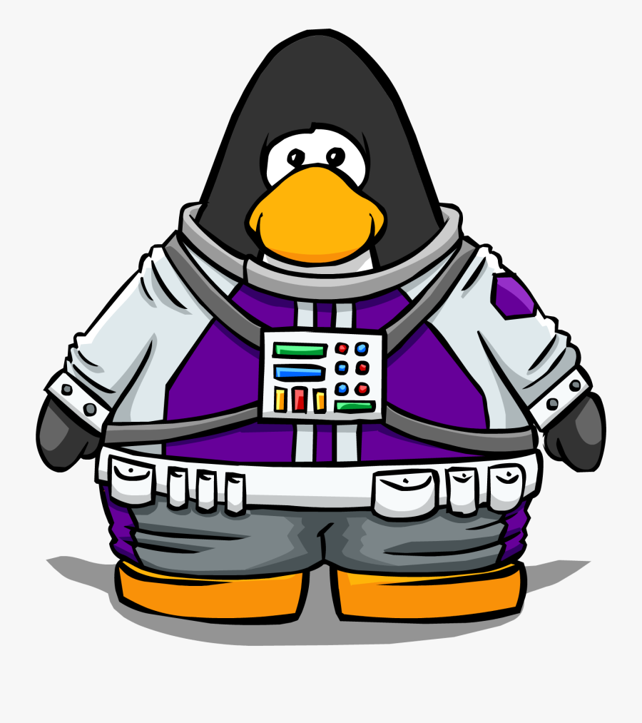 Image Purple Space Suit - Club Penguin Space Suit, Transparent Clipart