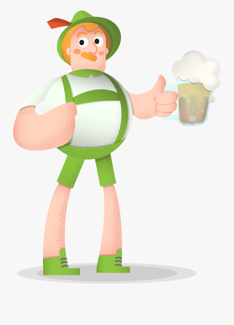 Cartoon Transparent Oktoberfest, Transparent Clipart