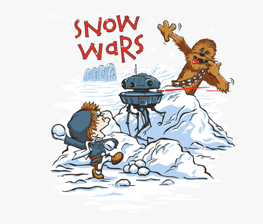 Snowball Clipart Snow Game - Chewbacca Calvin And Hobbes, Transparent Clipart