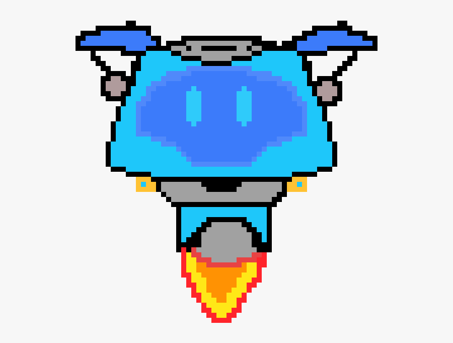 Transparent Blue Snowball Png - Pixel Art, Transparent Clipart