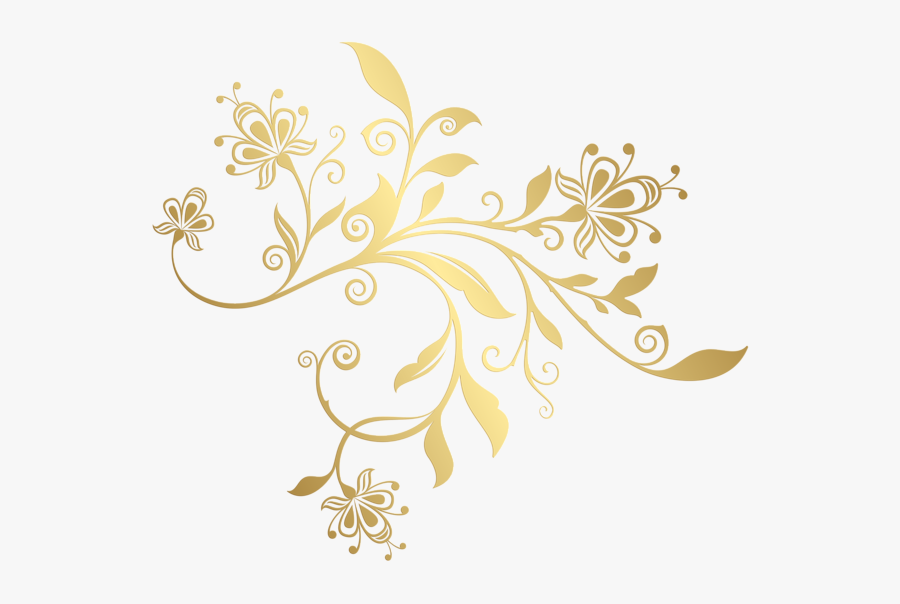 Transparent Corner Border Design Png - Corner Gold Border Png, Transparent Clipart