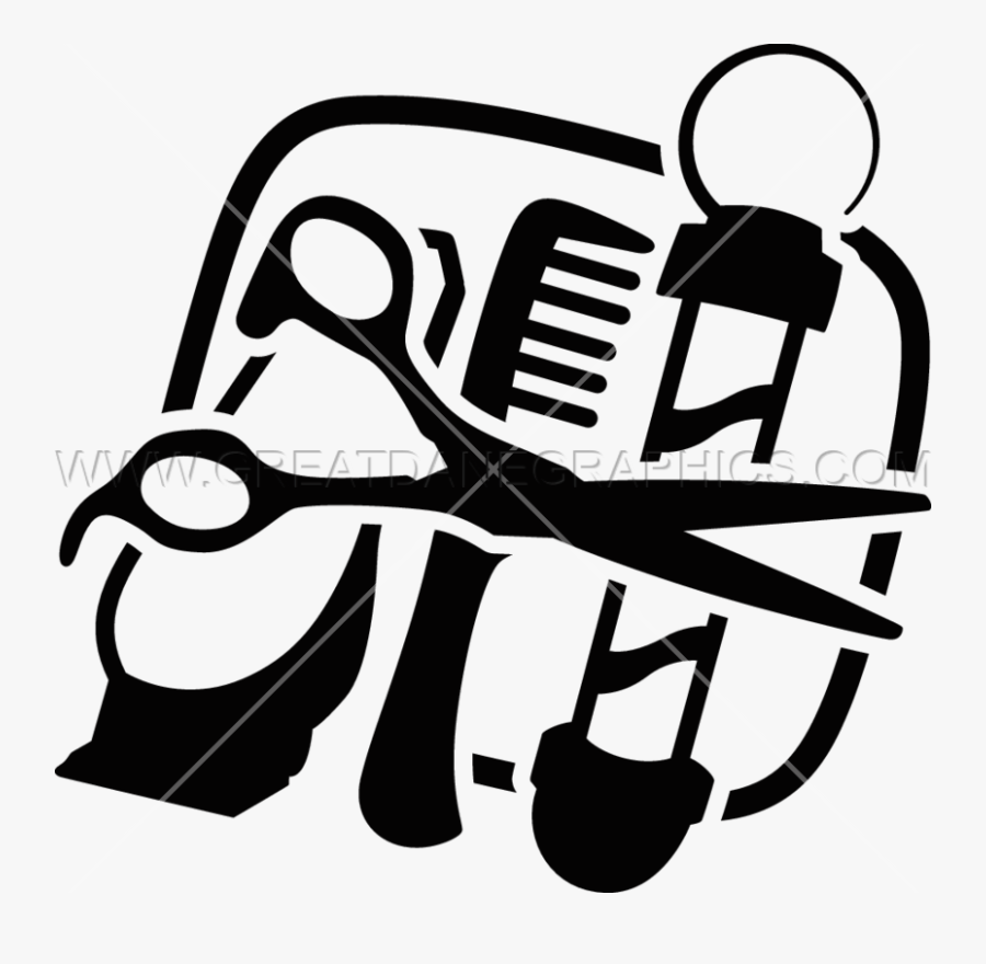 Barber Tools, Transparent Clipart