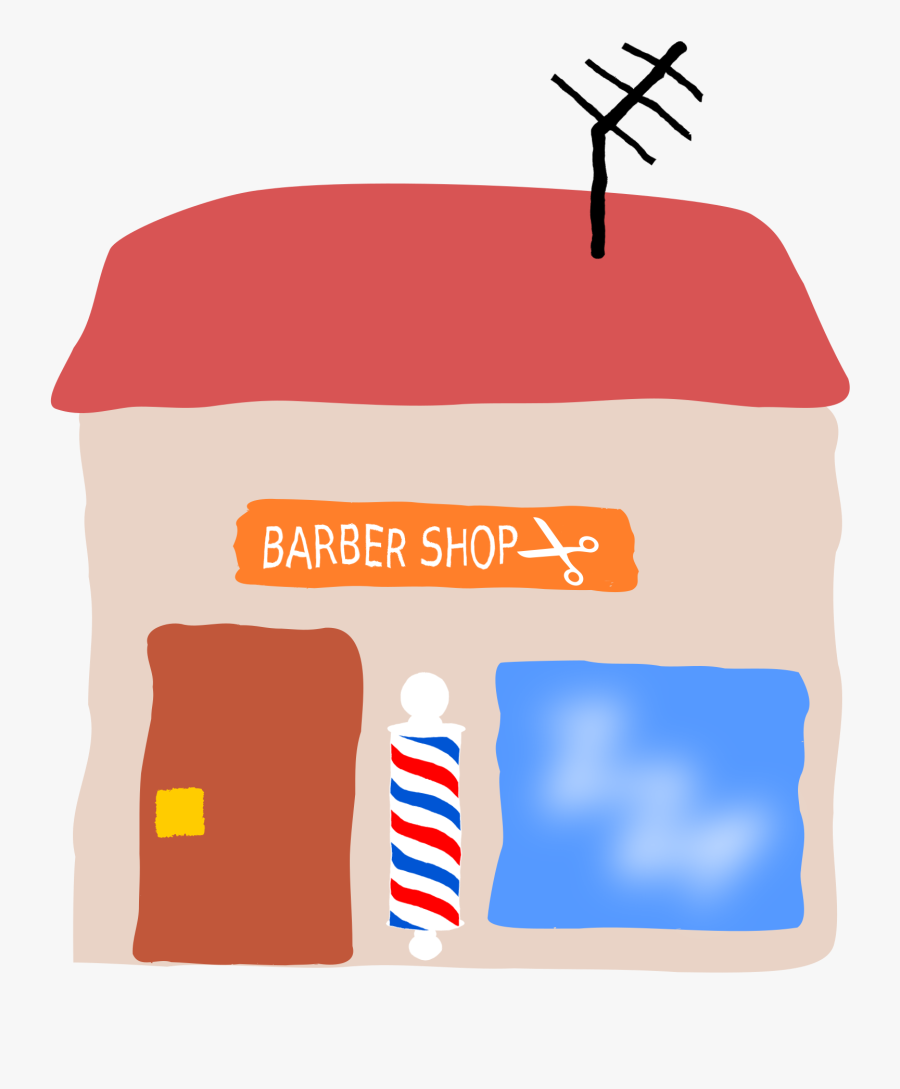 Crooked Barbershop 1 Clip Arts, Transparent Clipart