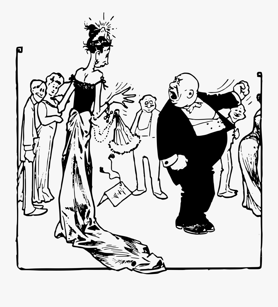 Couple Fight At A Party Clip Arts - Clip Art, Transparent Clipart