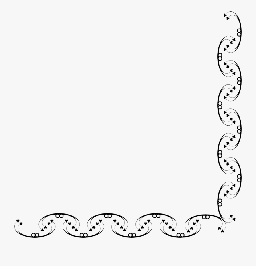 Lower Right Free Stock - Music Border No Background, Transparent Clipart