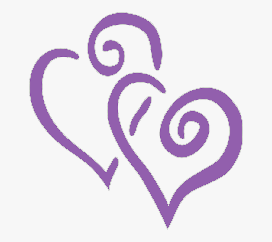 Purple Love Png - Clipart 60th Wedding Anniversary, Transparent Clipart