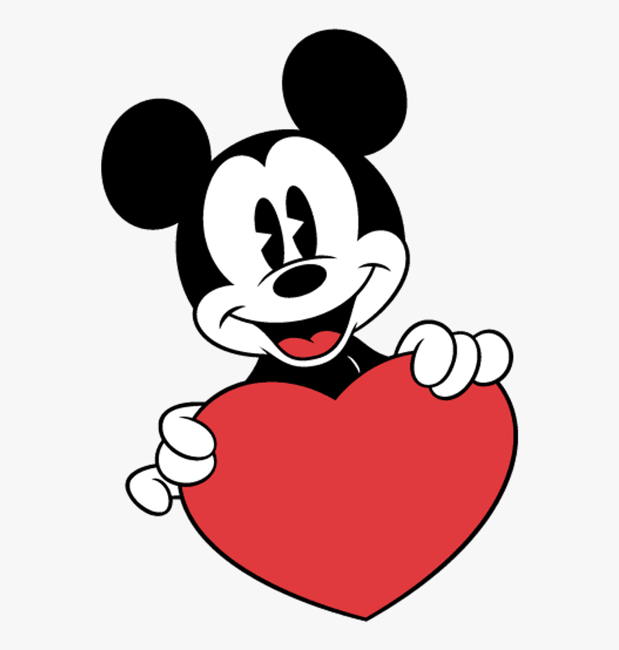 Love Cute Heart Disney Mikeymouse Mikey Sweet Snowman, Transparent Clipart