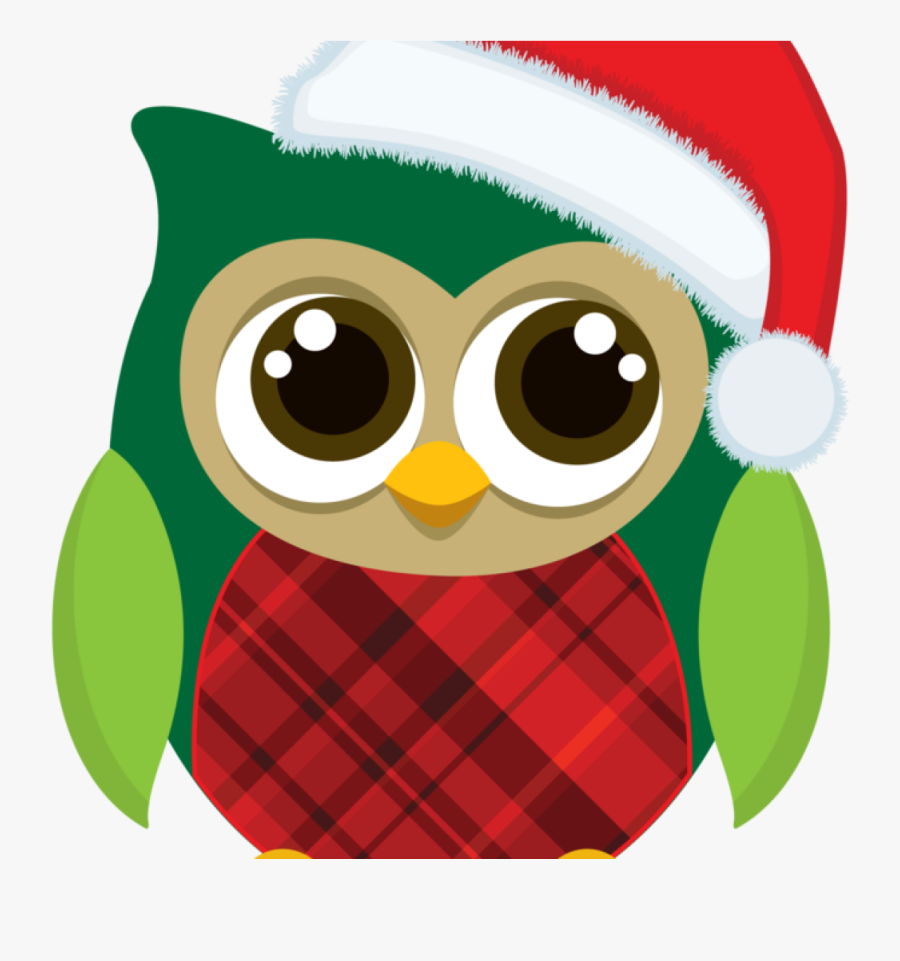 Christmas Owl Clipart Owls Minus Clip Pinterest Plant - Cute Christmas Owl Clipart, Transparent Clipart
