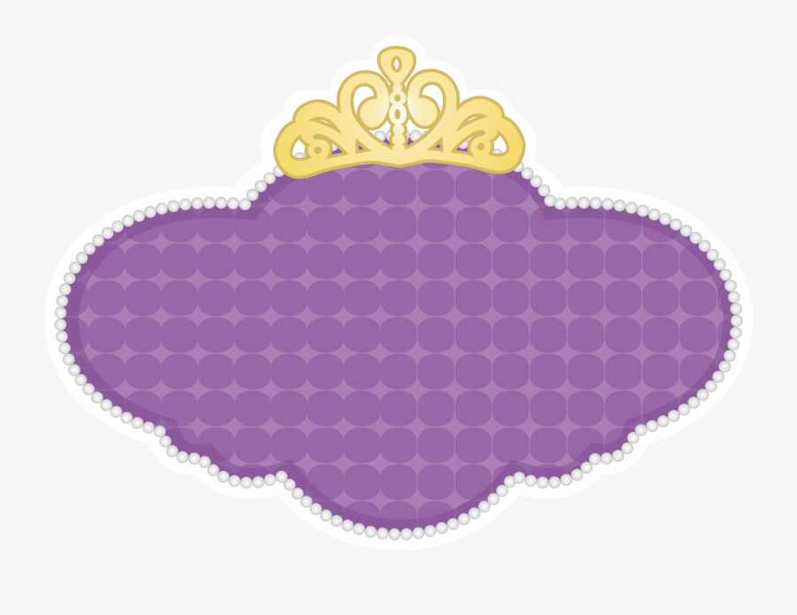 Princesinha Dignitaries Birthday - Sofia The First Crown Background, Transparent Clipart