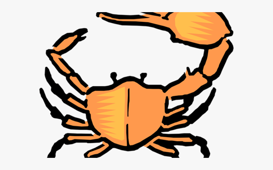 Sea Life Clipart Orange Crab - Cartoon, Transparent Clipart