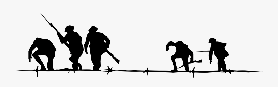 First World War Silhouettes , Png Download - First World War Silhouette, Transparent Clipart