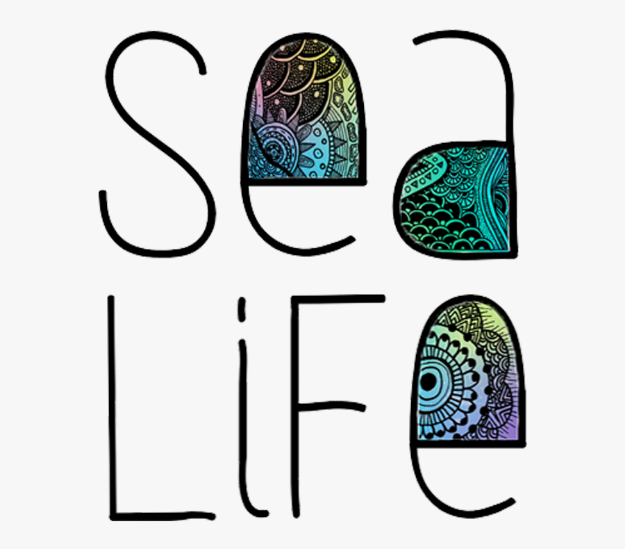 Redesigned Sea Life Logo Using My Rainbow Coloured, Transparent Clipart