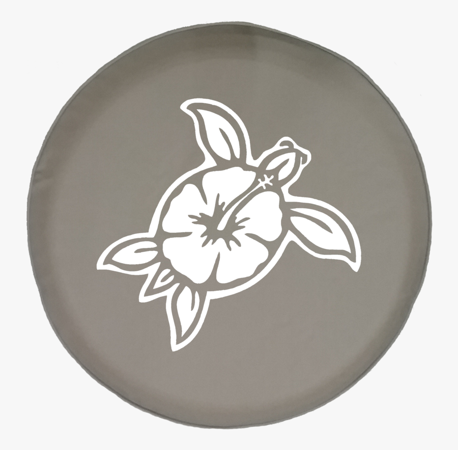 Transparent Hawaiian Sea Turtle Clipart - Hawaiian Flowers Car Stickers, Transparent Clipart