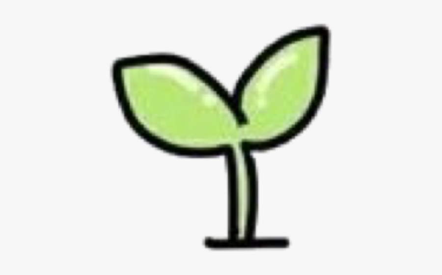 #soft #cute #kawaii #green #sprout #pastel #tumblr, Transparent Clipart