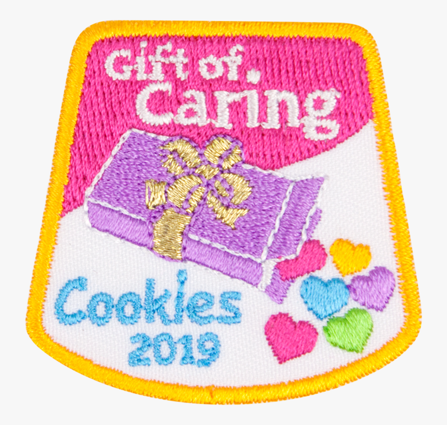 Giftofcaringpatch - Girl Scout Gift Of Caring Patch 2019, Transparent Clipart