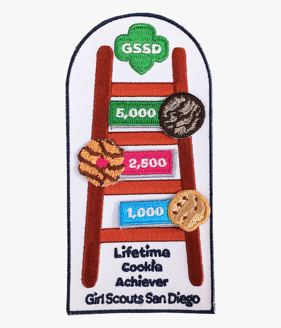 Lifetime Achievement Patch - Cross-stitch, Transparent Clipart