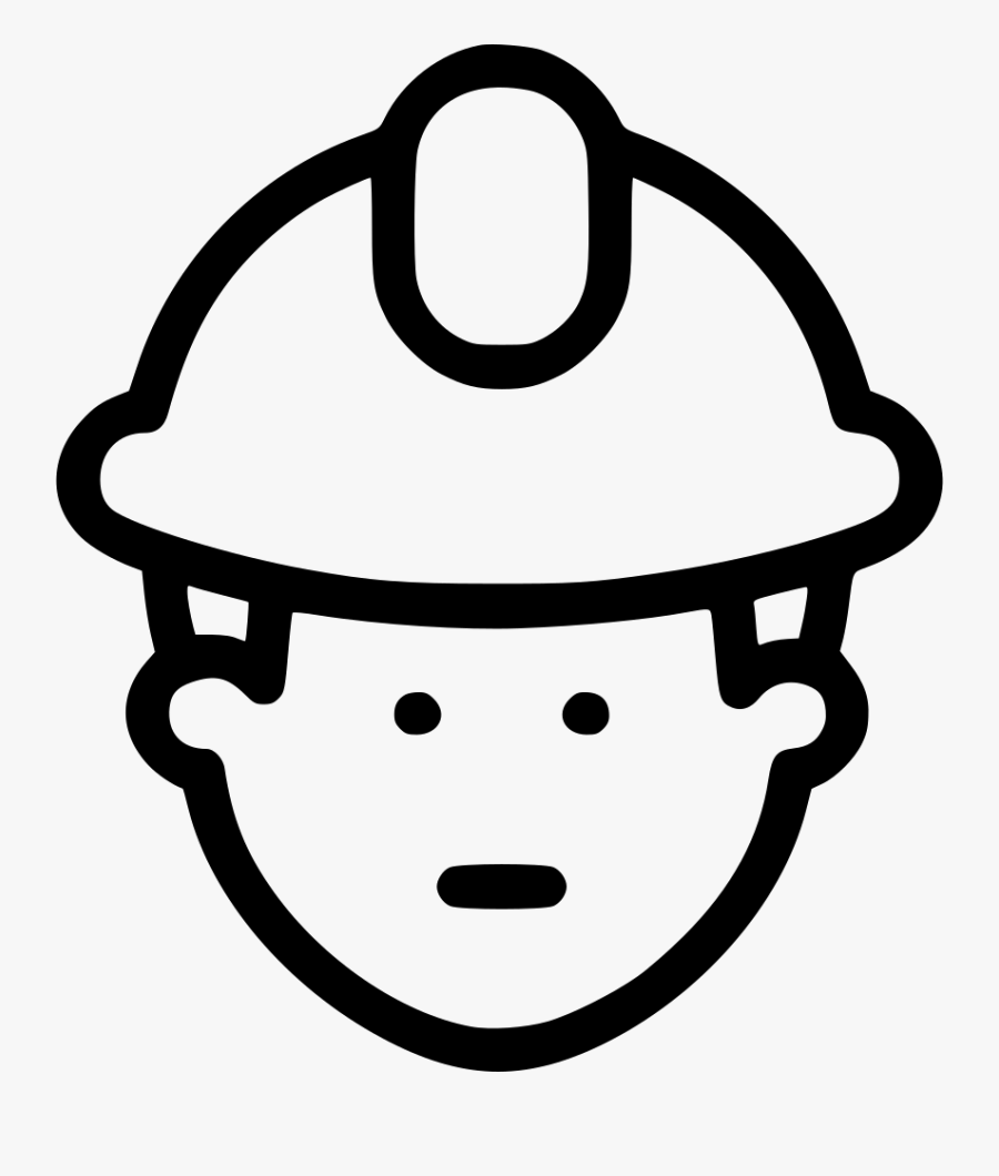Safety Drawing Construction Worker For Free Download - Construction Worker Helmet Drawing, Transparent Clipart