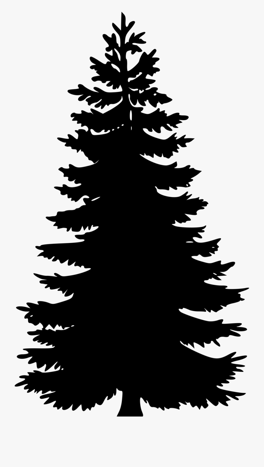 Clip Art Black And White Graphic Pine Tree Vector Png