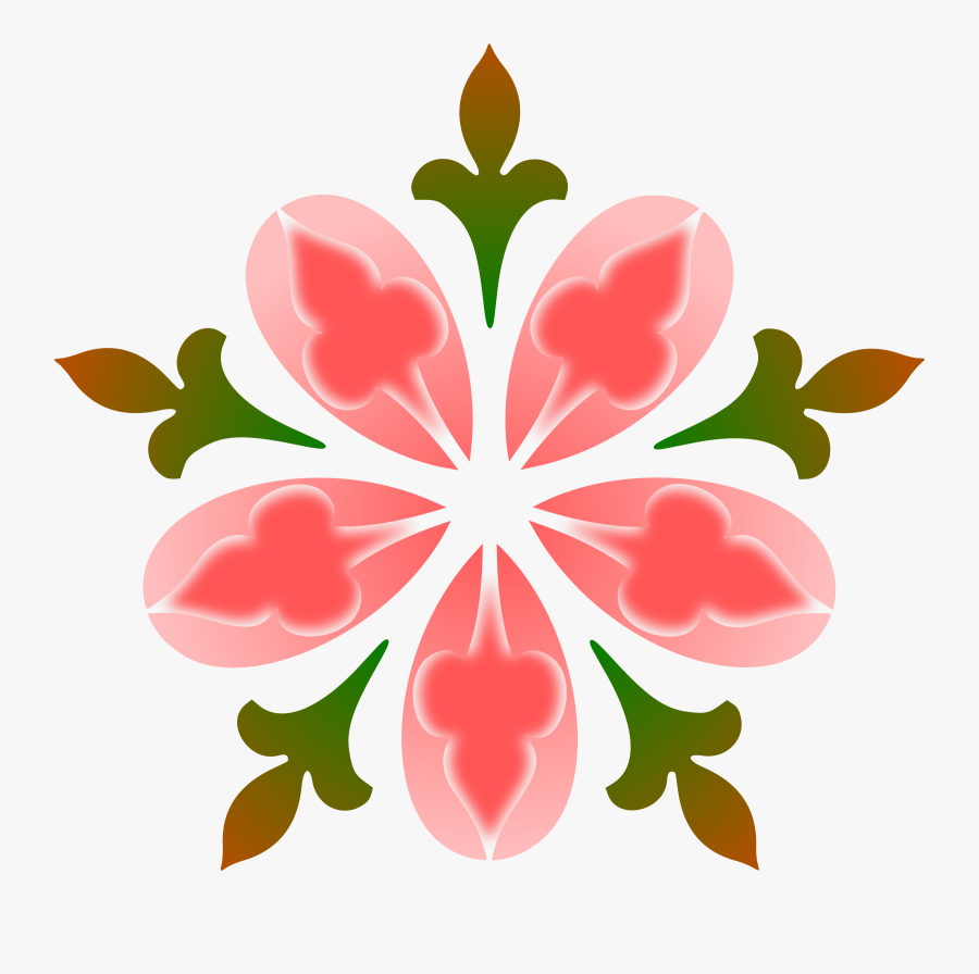 Clipart - Abstract Flower Clipart, Transparent Clipart