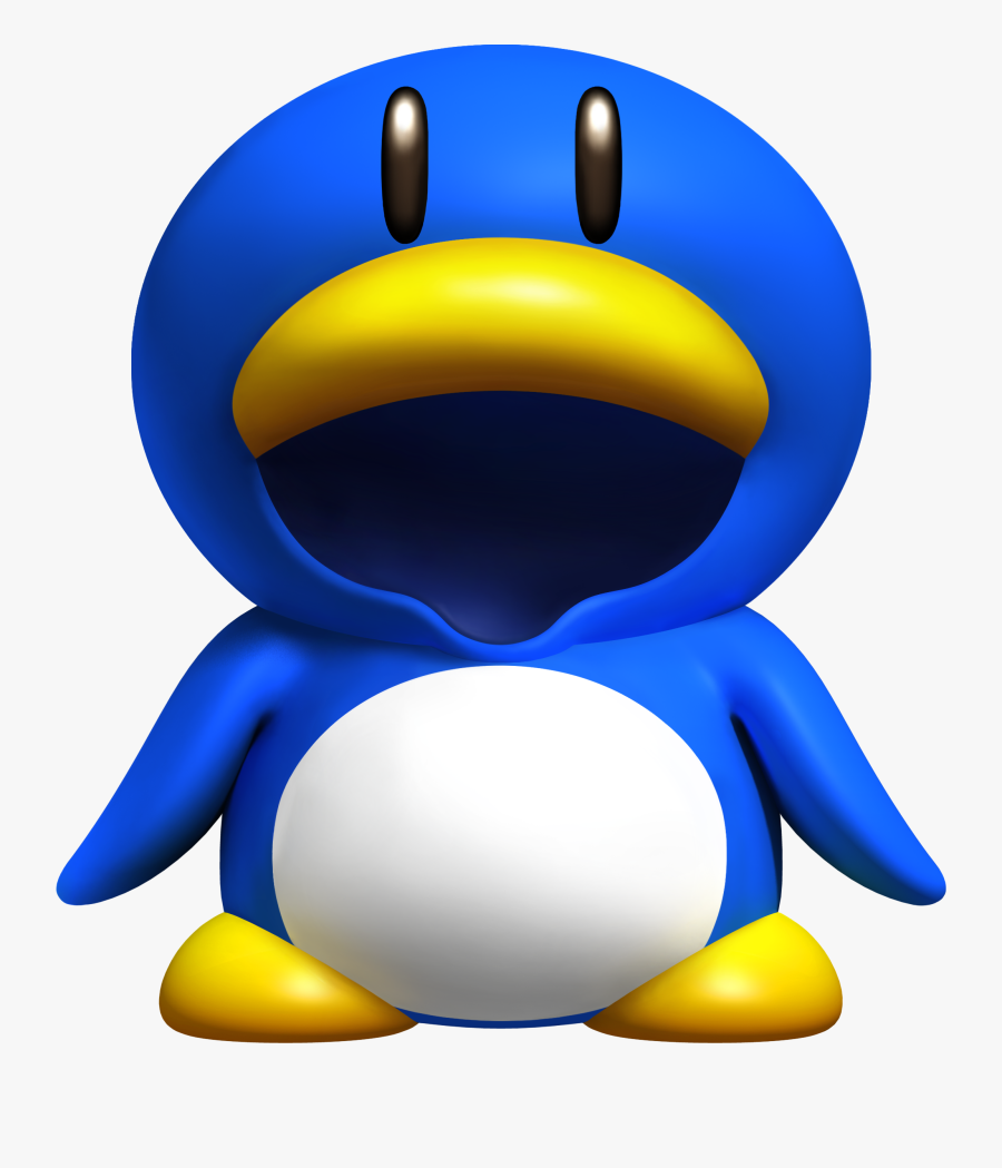 New Super Mario Bros Wii Penguin - Mario Penguin Power Up, Transparent Clipart