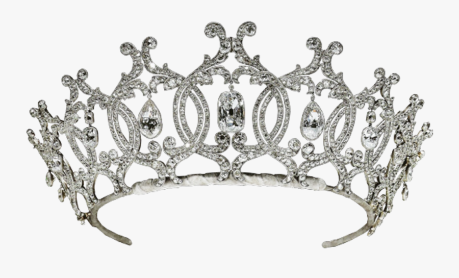 #silver #diamond #diadem #crown #brilliant #qween #king - Crown Silver Png, Transparent Clipart