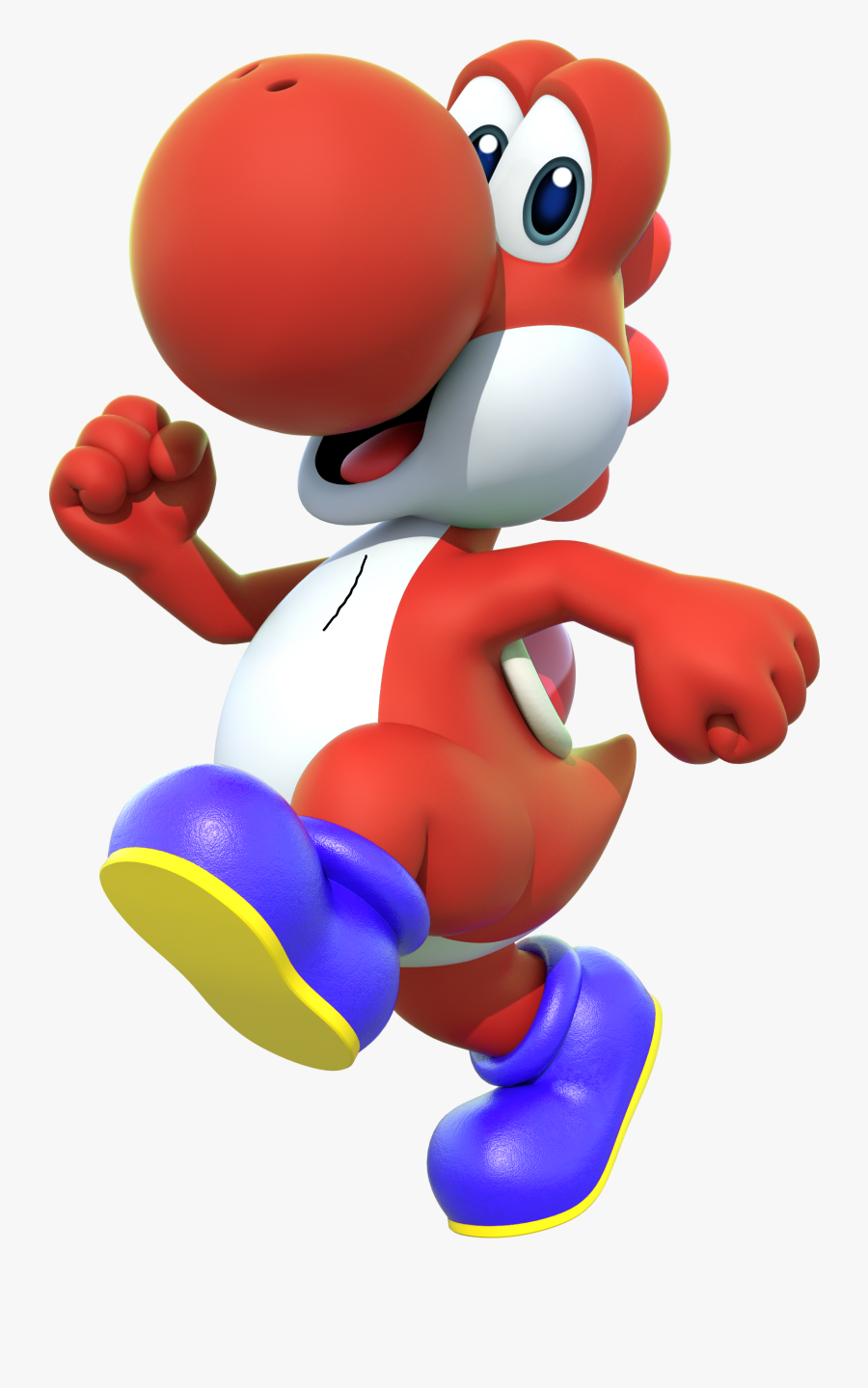 Yoshi Super Mario Run Clipart , Png Download - Yoshi Mario, Transparent Clipart
