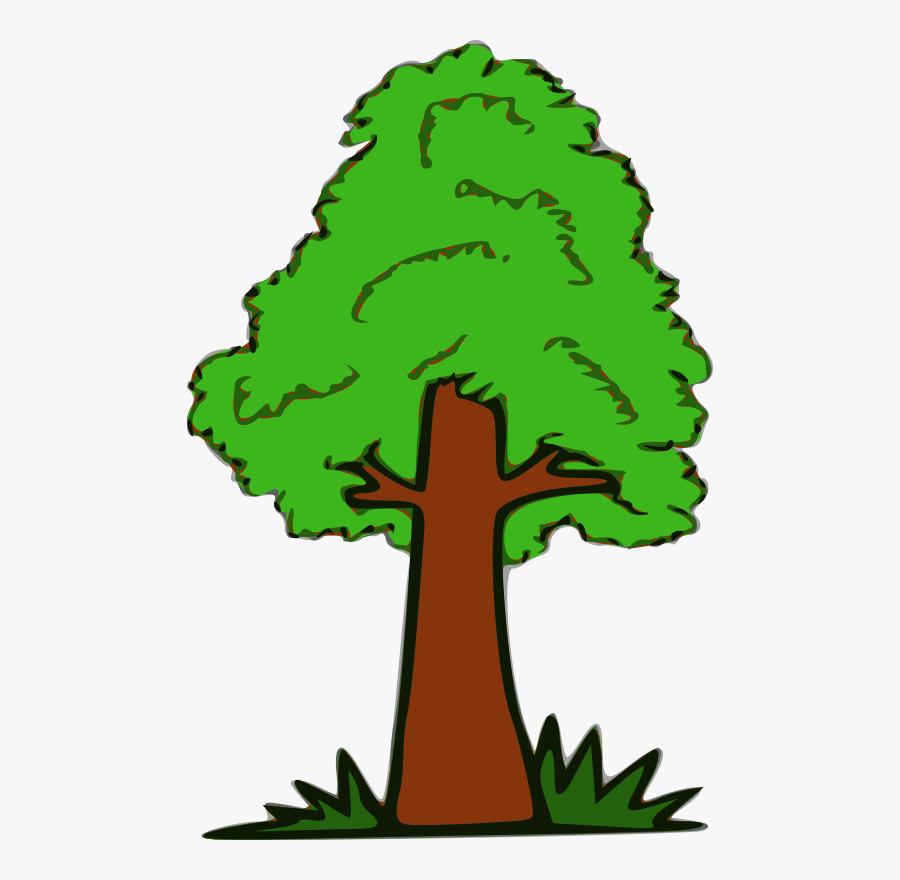 Clipart Tree Simple - Simple Picture Of Tree, Transparent Clipart