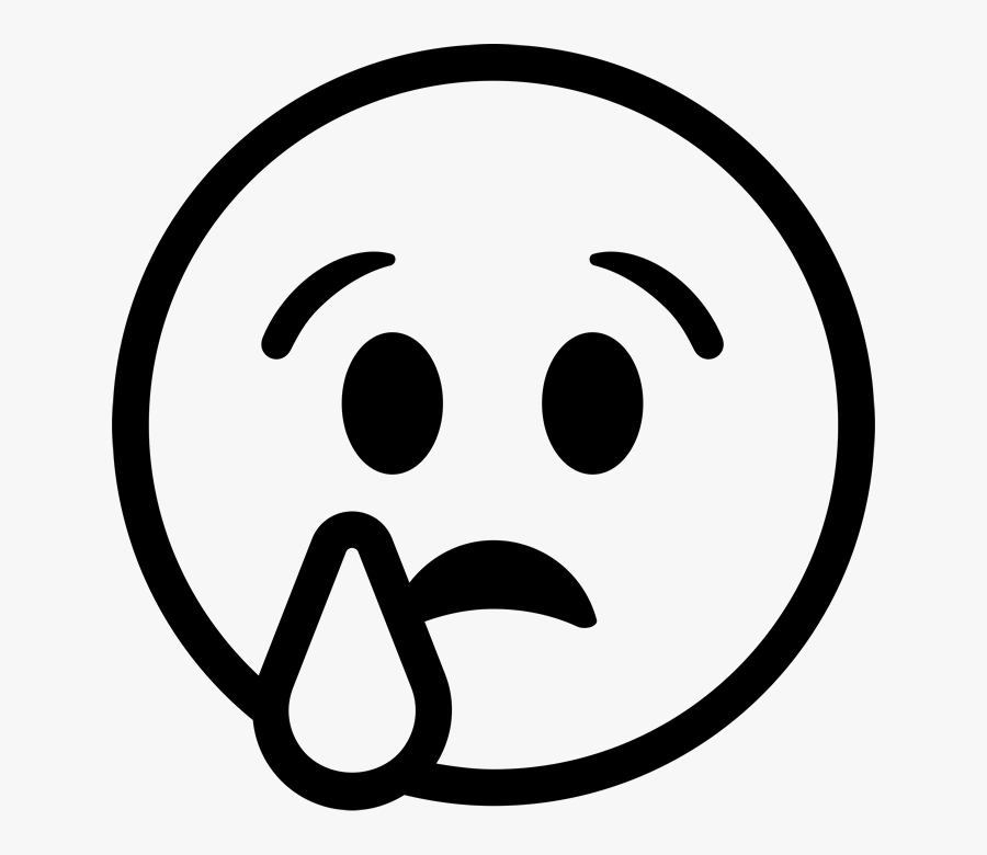 Crying Clipart Black And White, Transparent Clipart