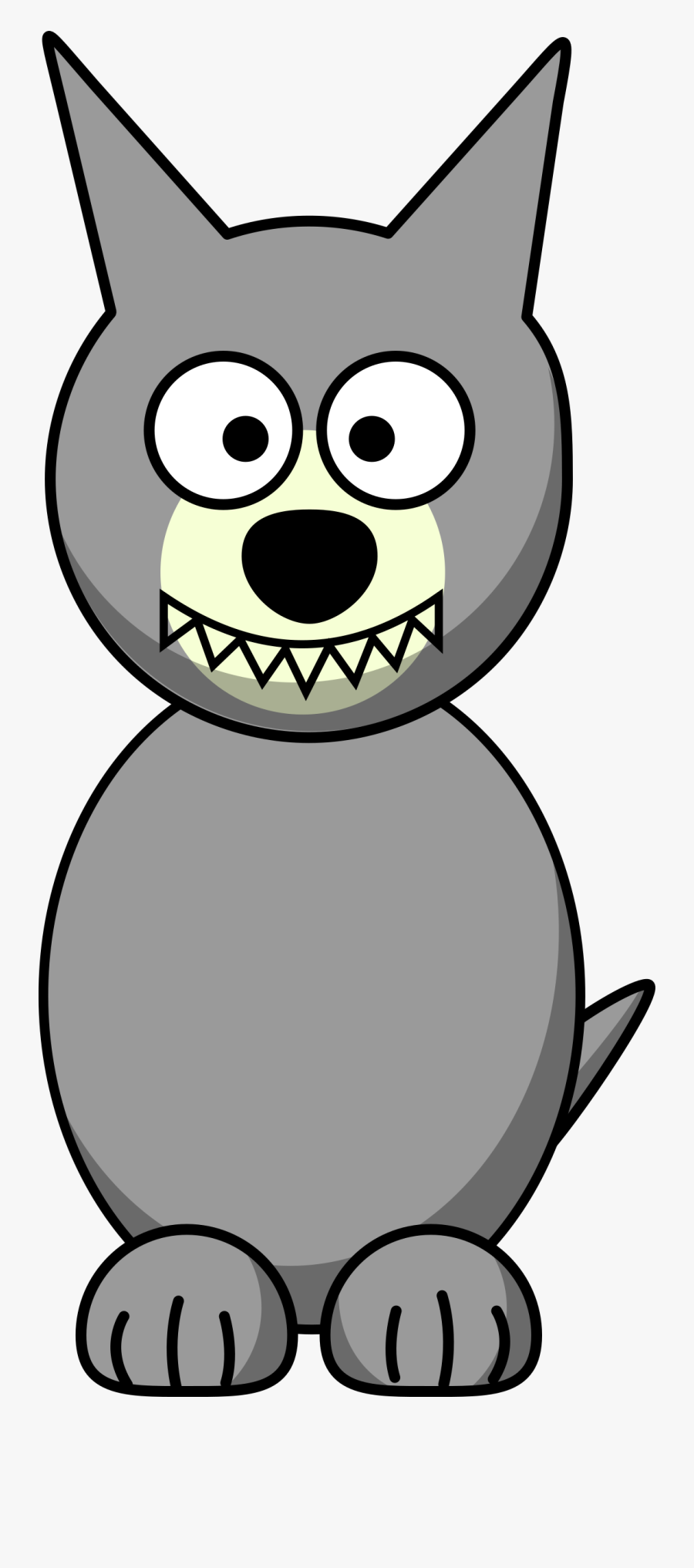 Wolf Cartoon Png - Cartoon Wolf Clipart, Transparent Clipart