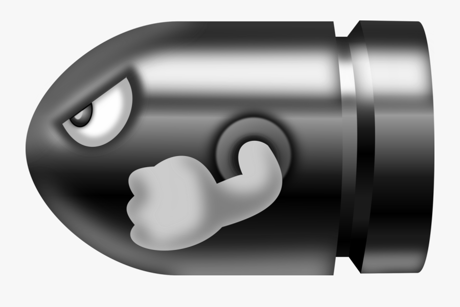 Angle,hardware Accessory,cylinder - Bullet Bill Svg, Transparent Clipart