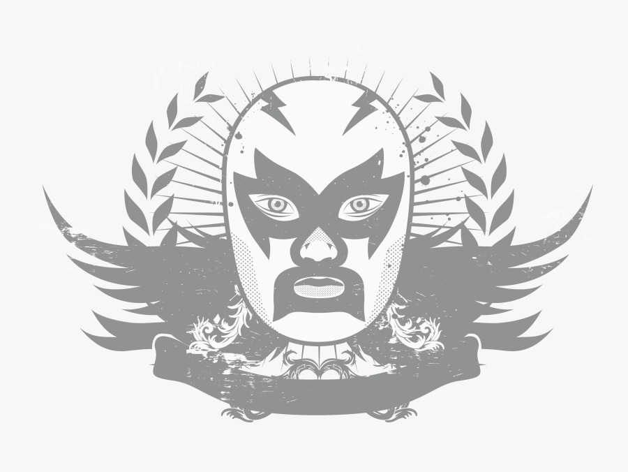 “those Eggs Were A Lie, Steven - Luchador Mask Vector, Transparent Clipart