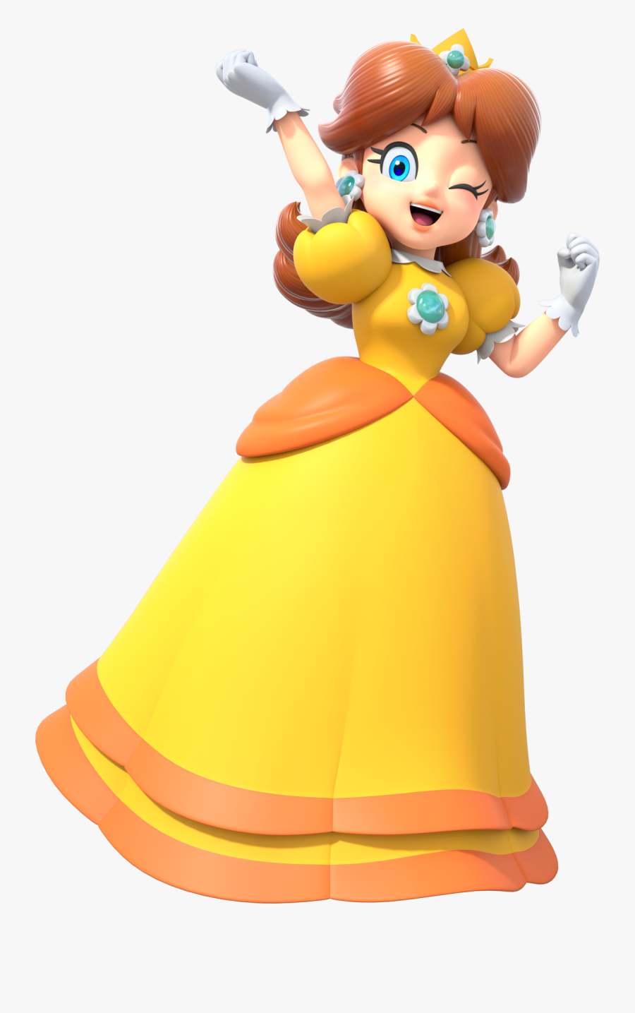 Super Mario Party Daisy - Daisy Mario, Transparent Clipart