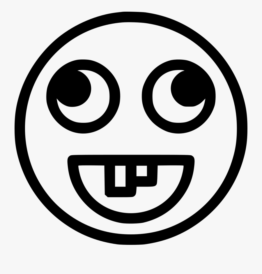 Png File Svg Stupid Emoji Black And White Sceptic Icon