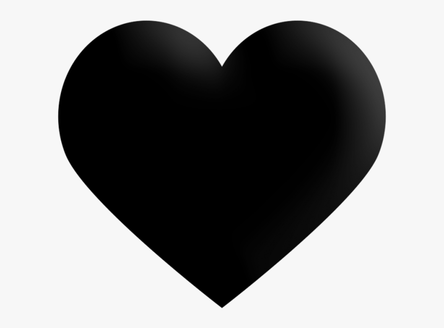 Transparent Heart Clipart Black And White - Heart, Transparent Clipart