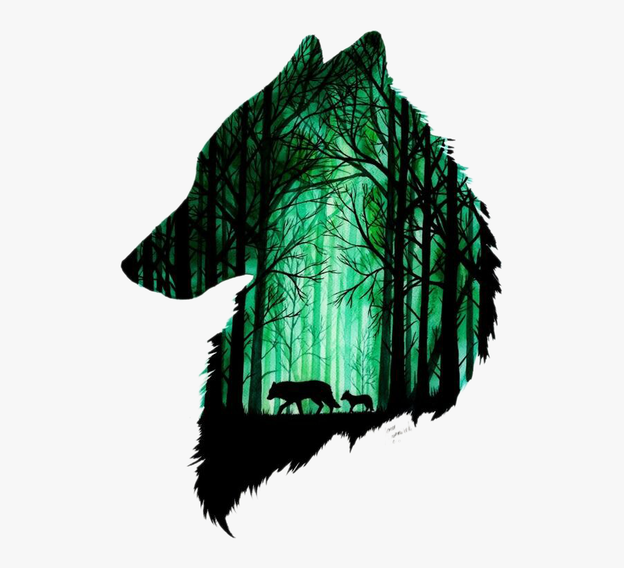 Transparent The Boy Who Cried Wolf Clipart - Wolf Drawing Wolf Inside A Wolf, Transparent Clipart