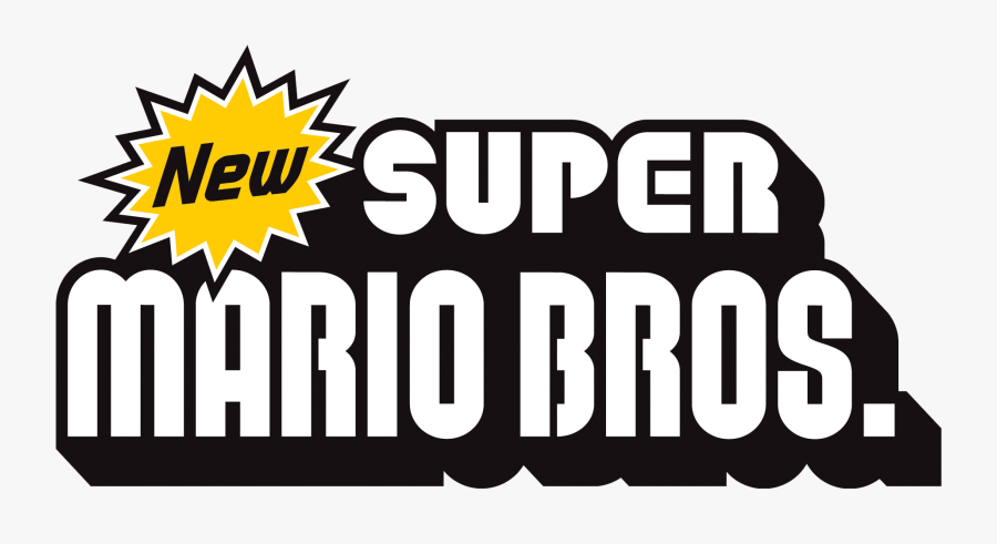 New Super Mario Bros Logo - Brawlbrstms3x New Super Mario Bros Ds Music, Transparent Clipart