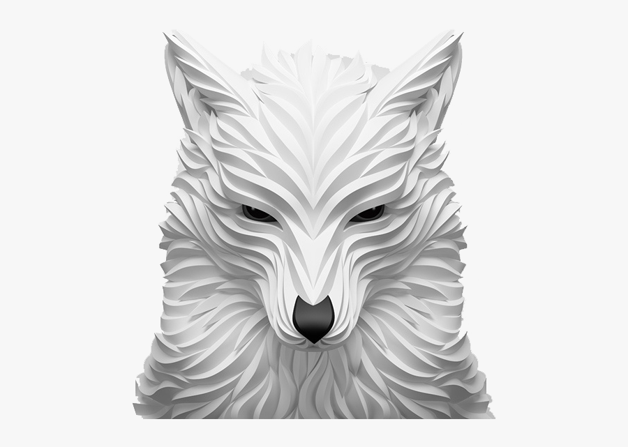 Gray Art Digital Illustration Computer Wolf Graphics - Shkret Gallery, Transparent Clipart