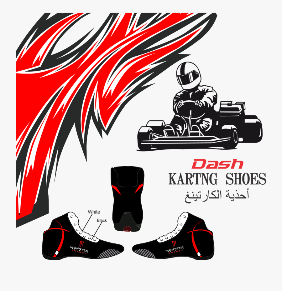 Karting Shoes Dashracegear - Go Kart Logo Png, Transparent Clipart