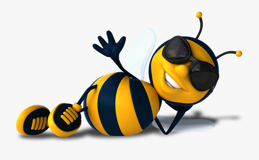 Bee Clipart Summer - Cool Bee Clip Art, Transparent Clipart