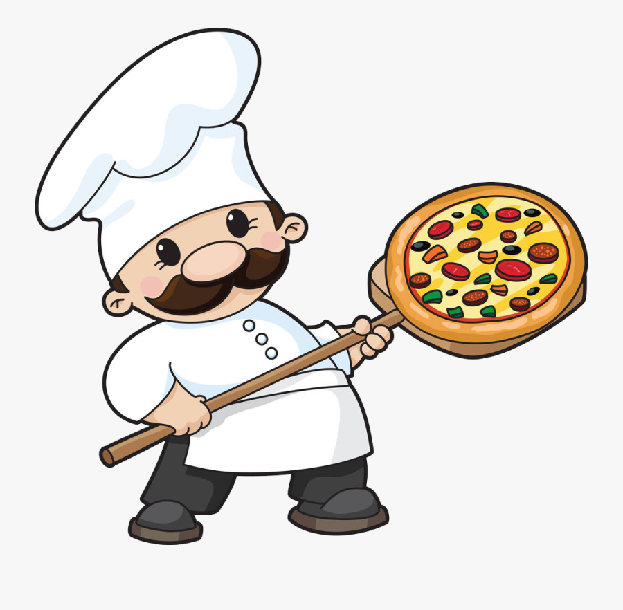 Pizza Italian Cuisine Chef - Pizza Chef Clipart, Transparent Clipart