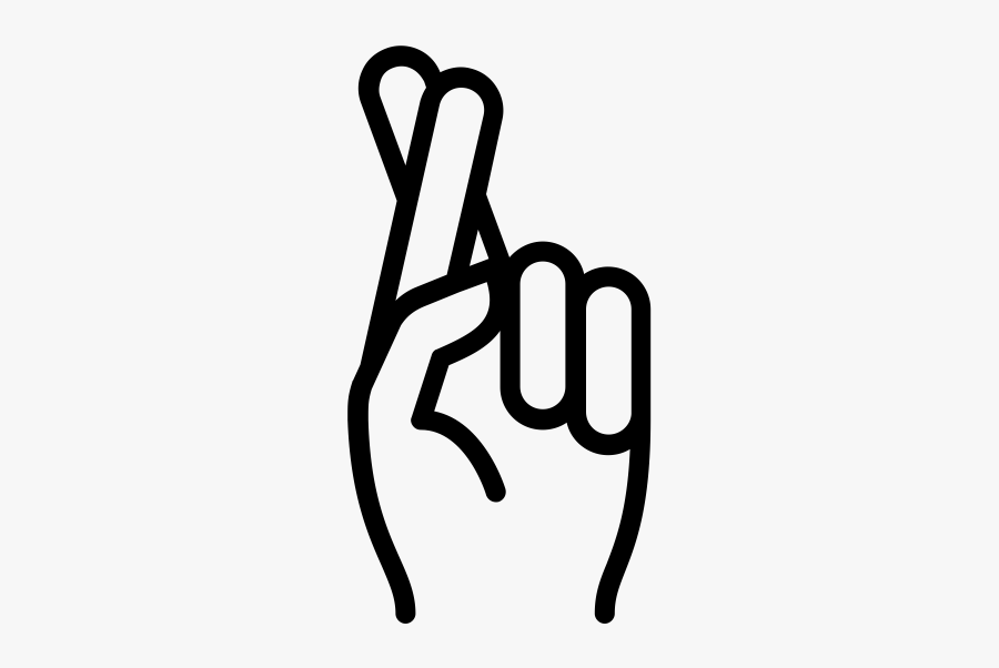 Fingers Crossed Rubber Stamp"
 Class="lazyload Lazyload - Fingers Crossed Stencil, Transparent Clipart