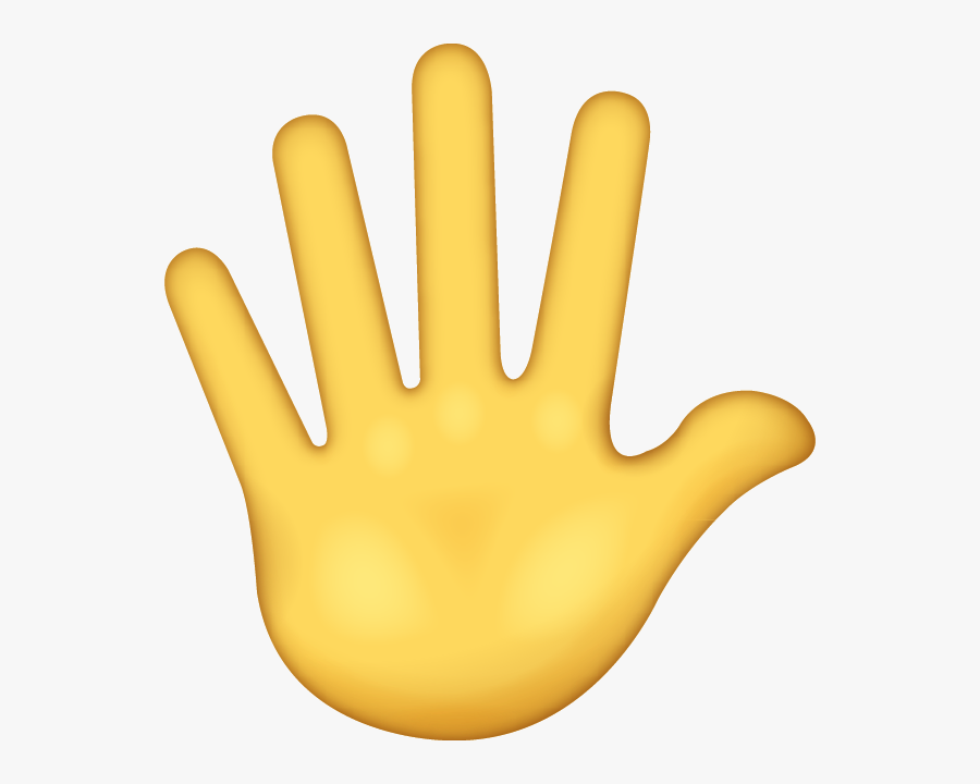 Hand Emoji Clipart Finger - Stop Emoji Hand , Free ...