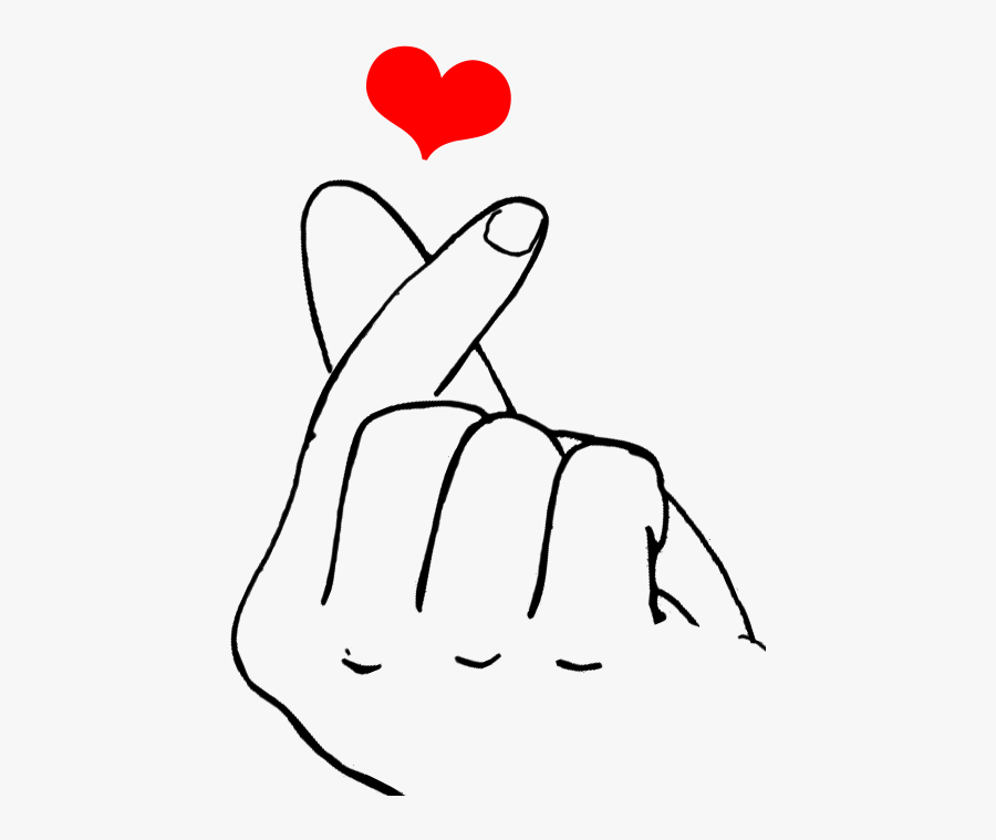 Finger Heart - Heart Shape With Fingers, Transparent Clipart