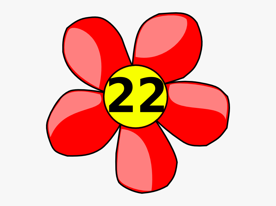 Counting Flower Svg Clip Arts - Flower Clip Art, Transparent Clipart
