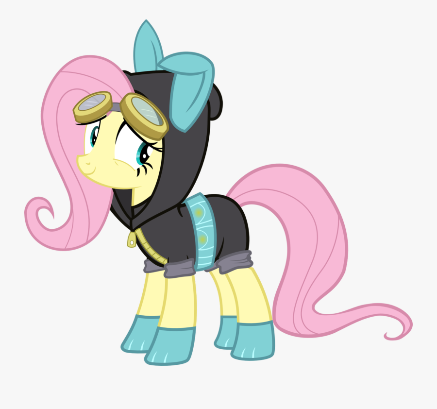 Everfree Northwest On Twitter - Fluttershy With Bunny Suit, Transparent Clipart