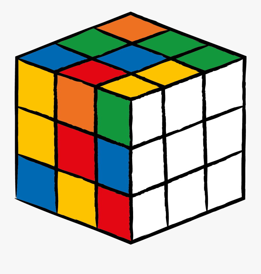 Cube Clipart Counting - Rubik's Cube Clipart, Transparent Clipart
