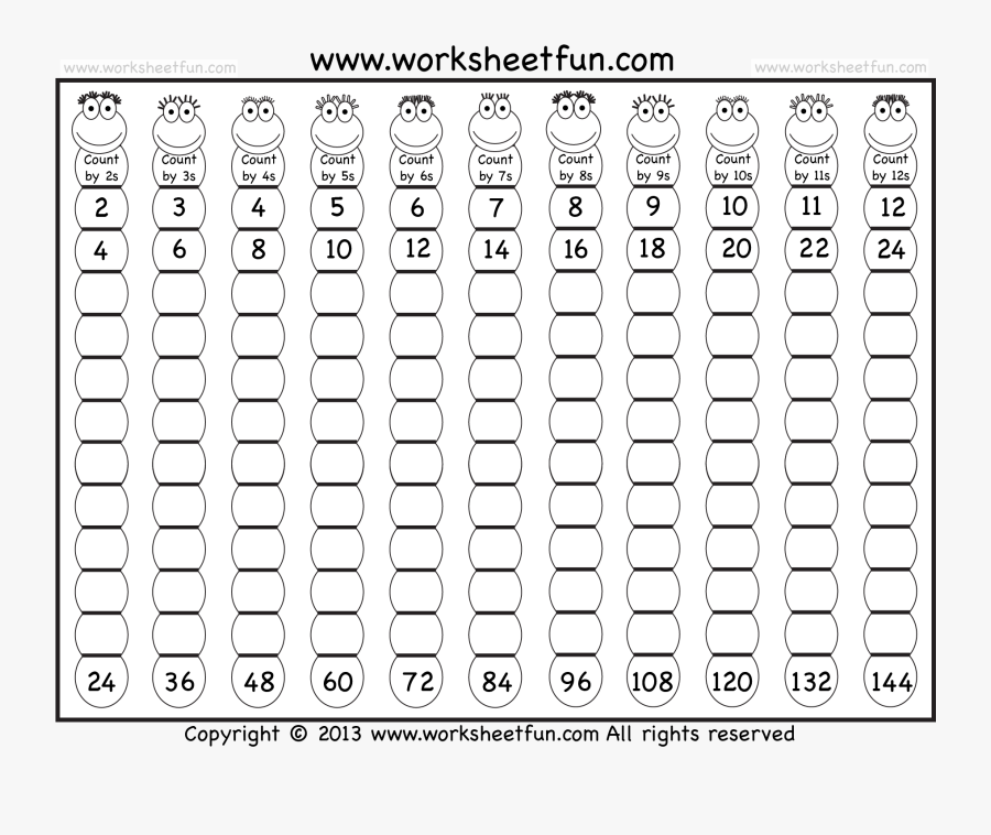 Skip Counting Cliparts Clipart64 - Skip Counting Worksheets For Grade 1, Transparent Clipart